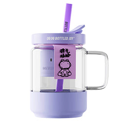 BOTTLED JOY Desktop Dun Dun Water Bottle Purple 800ml