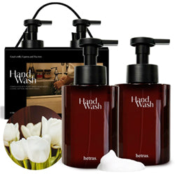 HETRAS Perfumed Bubble Hand Wash Set La Tulip Shower