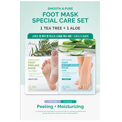 ARIUL Smooth & Pure Foot Mask Special Care Duo Set Comforting