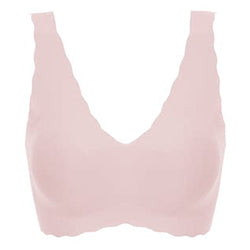 UBRAS One Size Wireless Wavy Edge Vest Bra Orchid