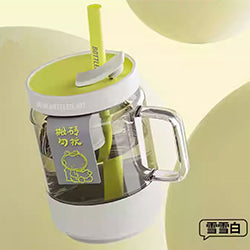 BOTTLED JOY Desktop Dun Dun Water Bottle White 800ml